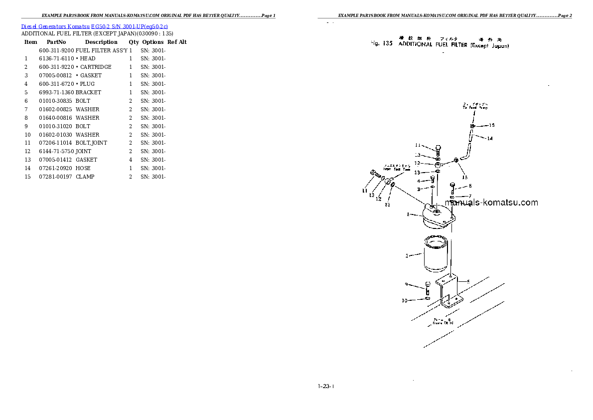 Protected: EG50-2 S/N 3001-UP Partsbook