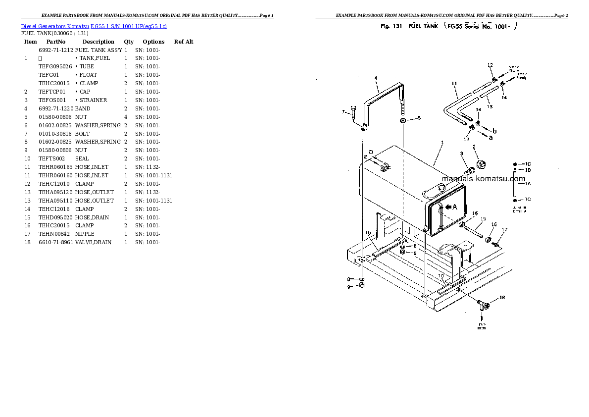 Protected: EG55-1 S/N 1001-UP Partsbook