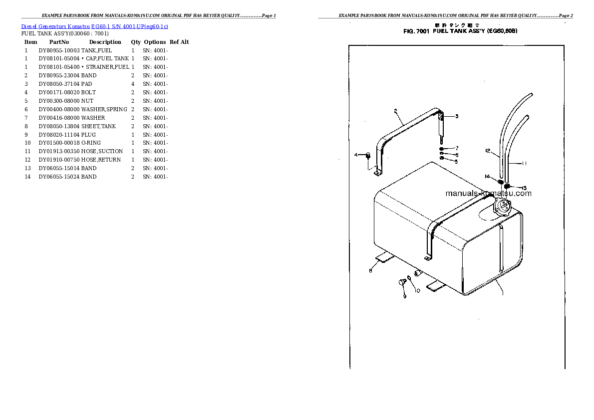 Protected: EG60-1 S/N 4001-UP Partsbook