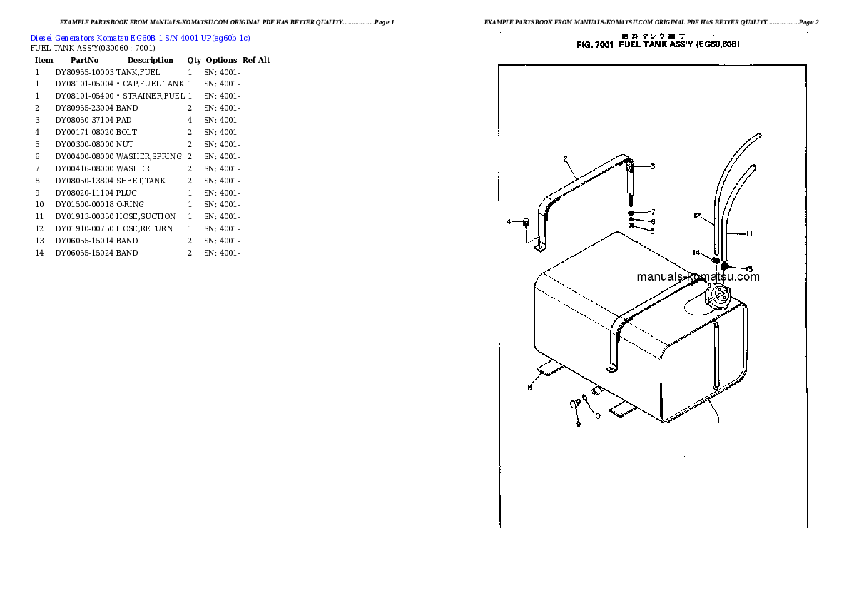 Protected: EG60B-1 S/N 4001-UP Partsbook