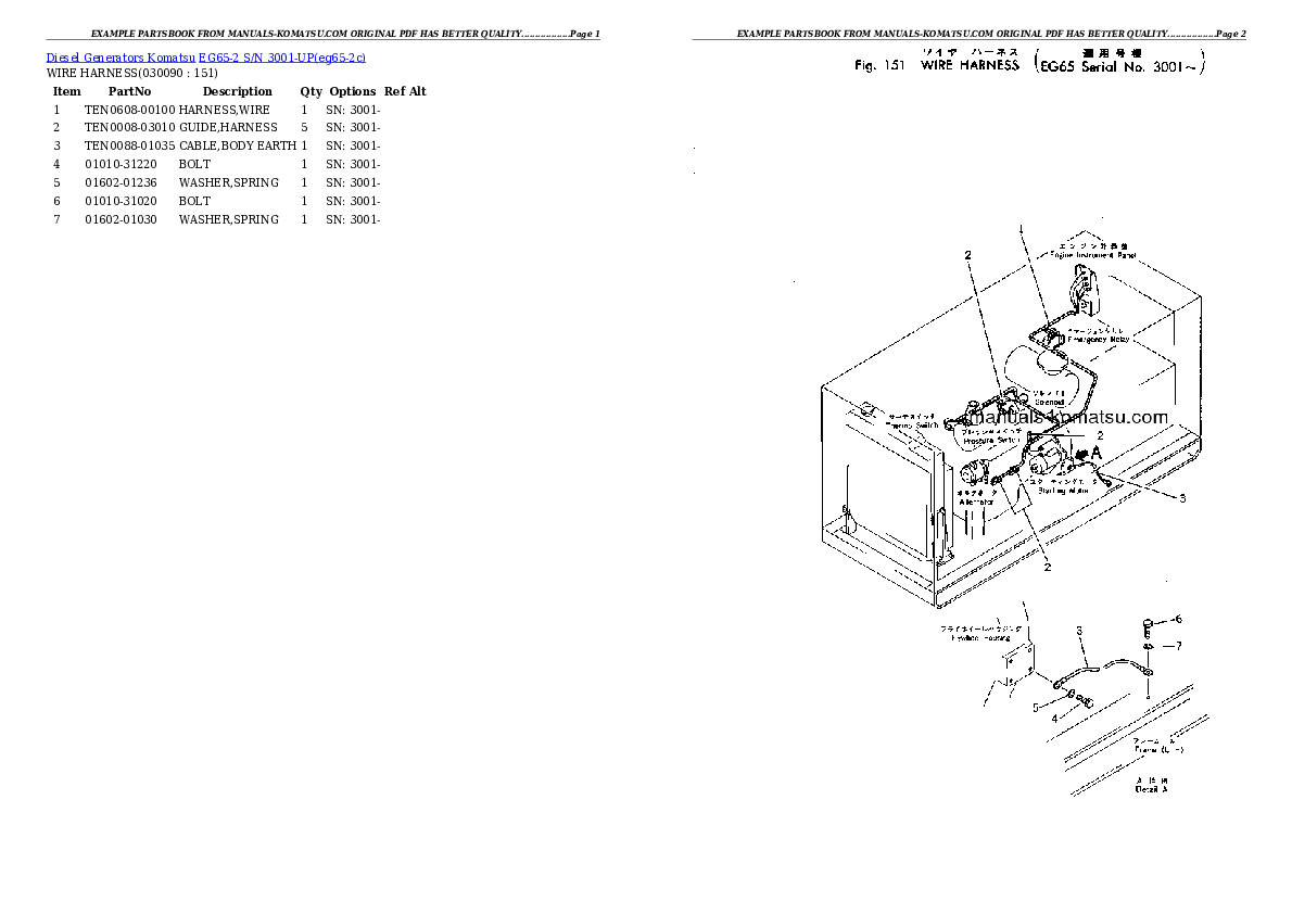 Protected: EG65-2 S/N 3001-UP Partsbook