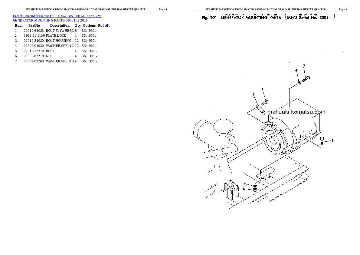 Protected: EG75-2 S/N 3001-UP Partsbook