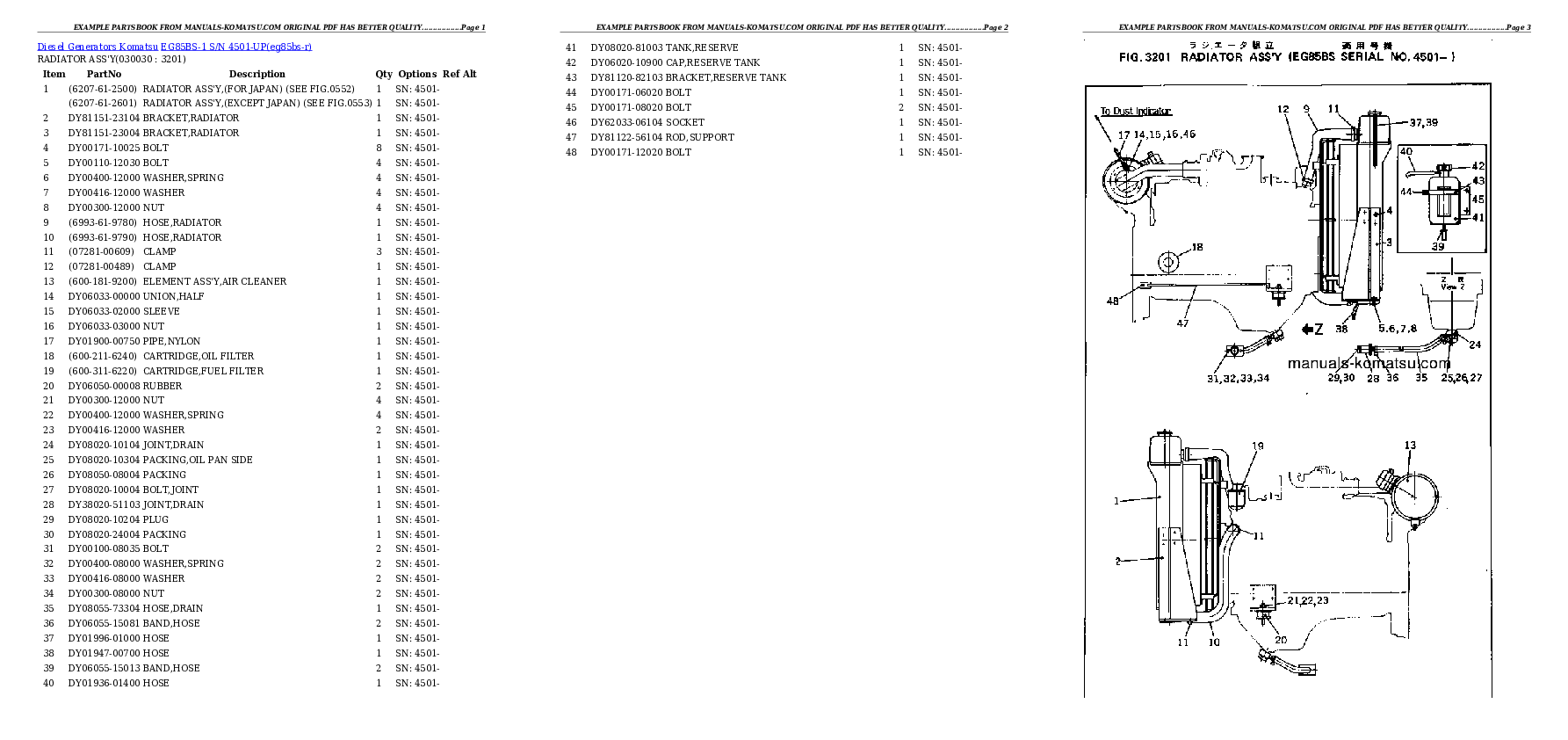 Protected: EG85BS-1 S/N 4501-UP Partsbook