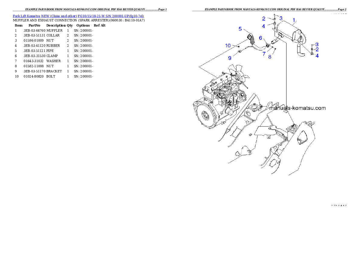 Protected: FG10/15/18-21-W S/N 200001-UP Partsbook
