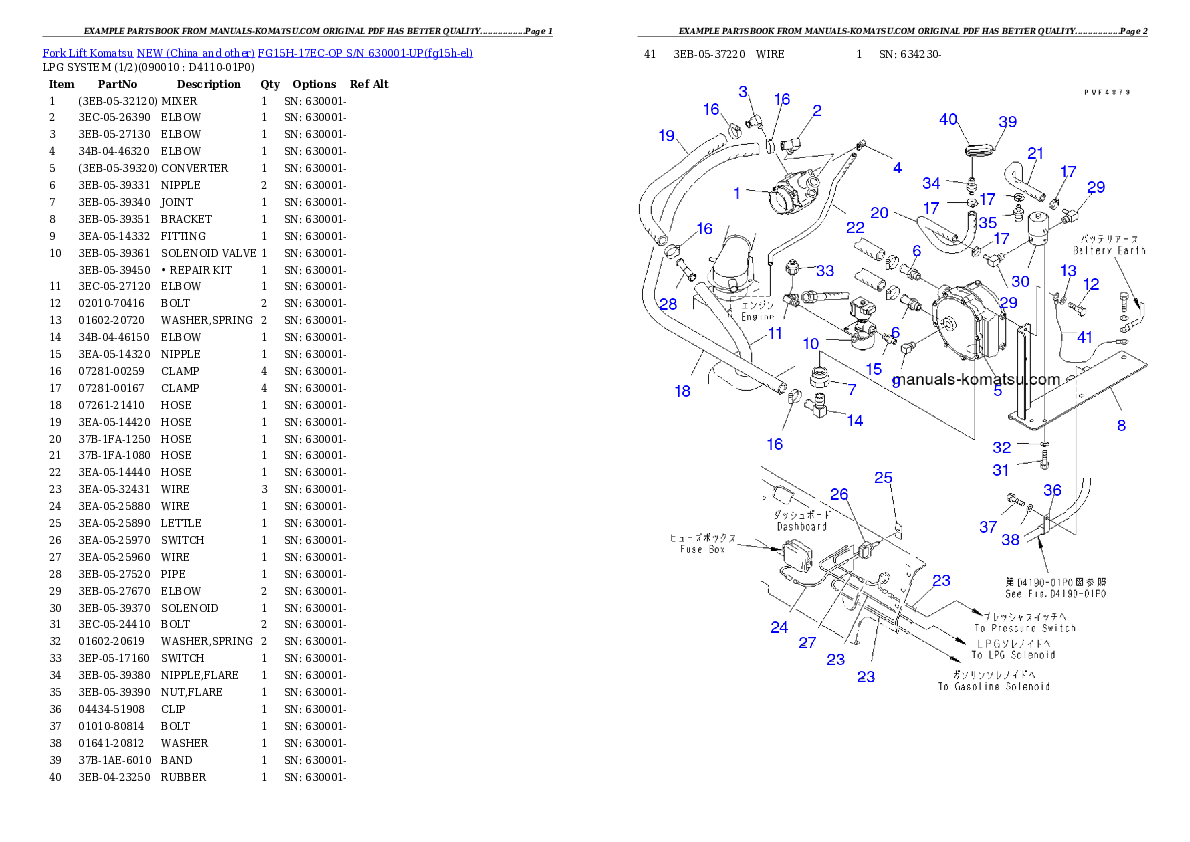 Protected: FG15H-17EC-OP S/N 630001-UP Partsbook