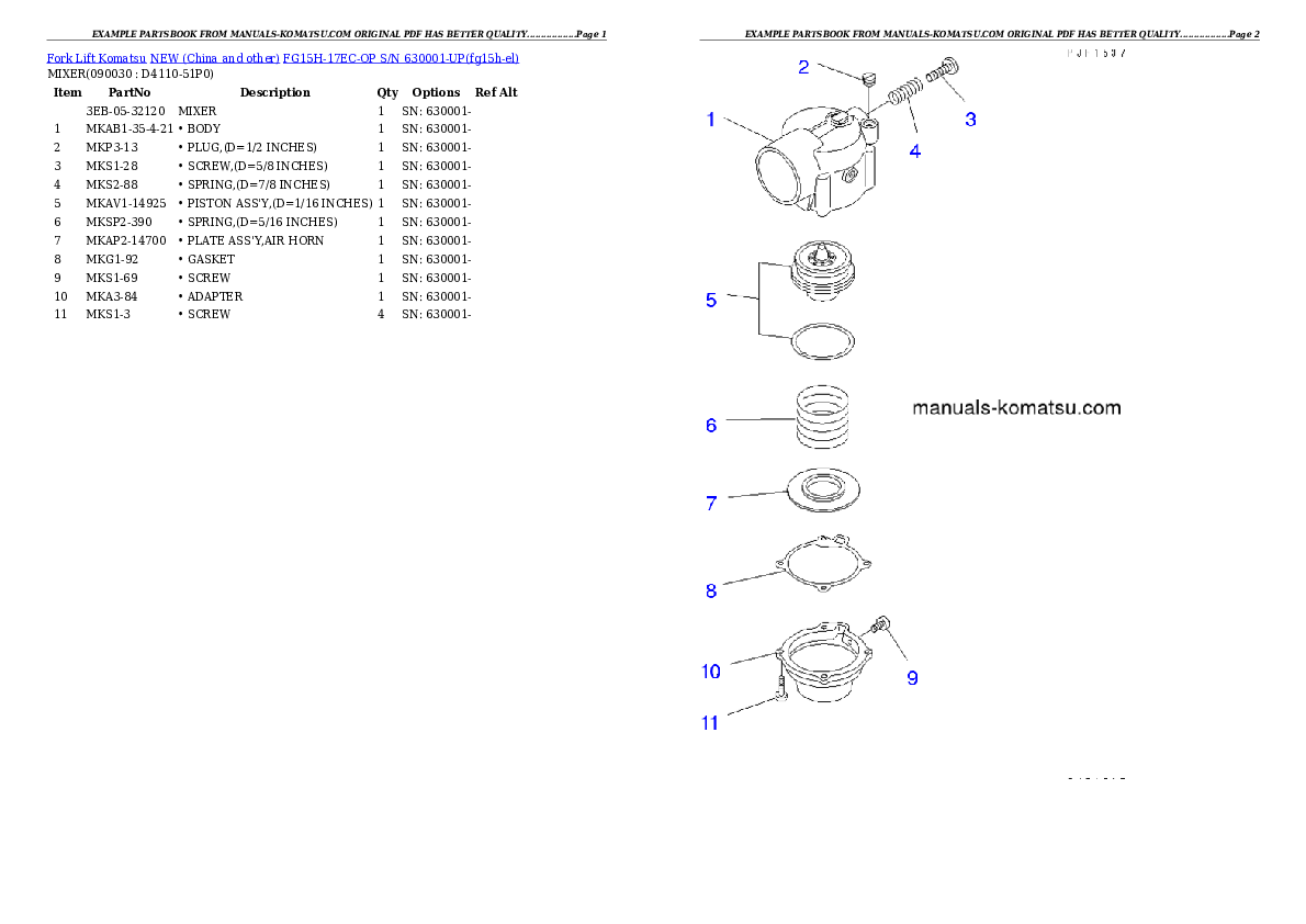 Protected: FG15H-17EC-OP S/N 630001-UP Partsbook