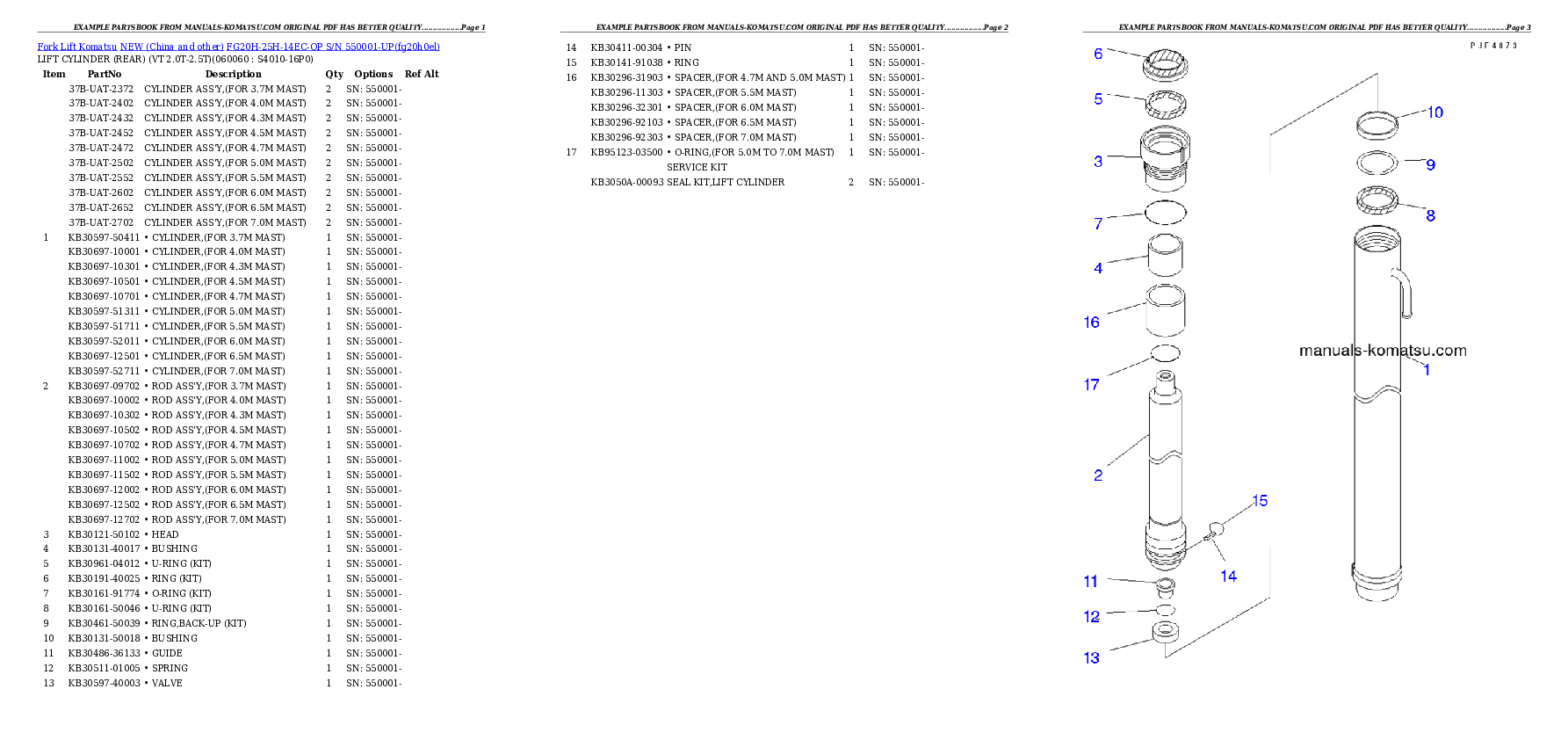 Protected: FG20H-25H-14EC-OP S/N 550001-UP Partsbook
