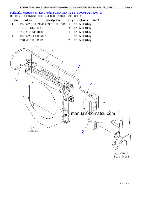 Protected: FG20H/25H-12 S/N 500001-UP Partsbook