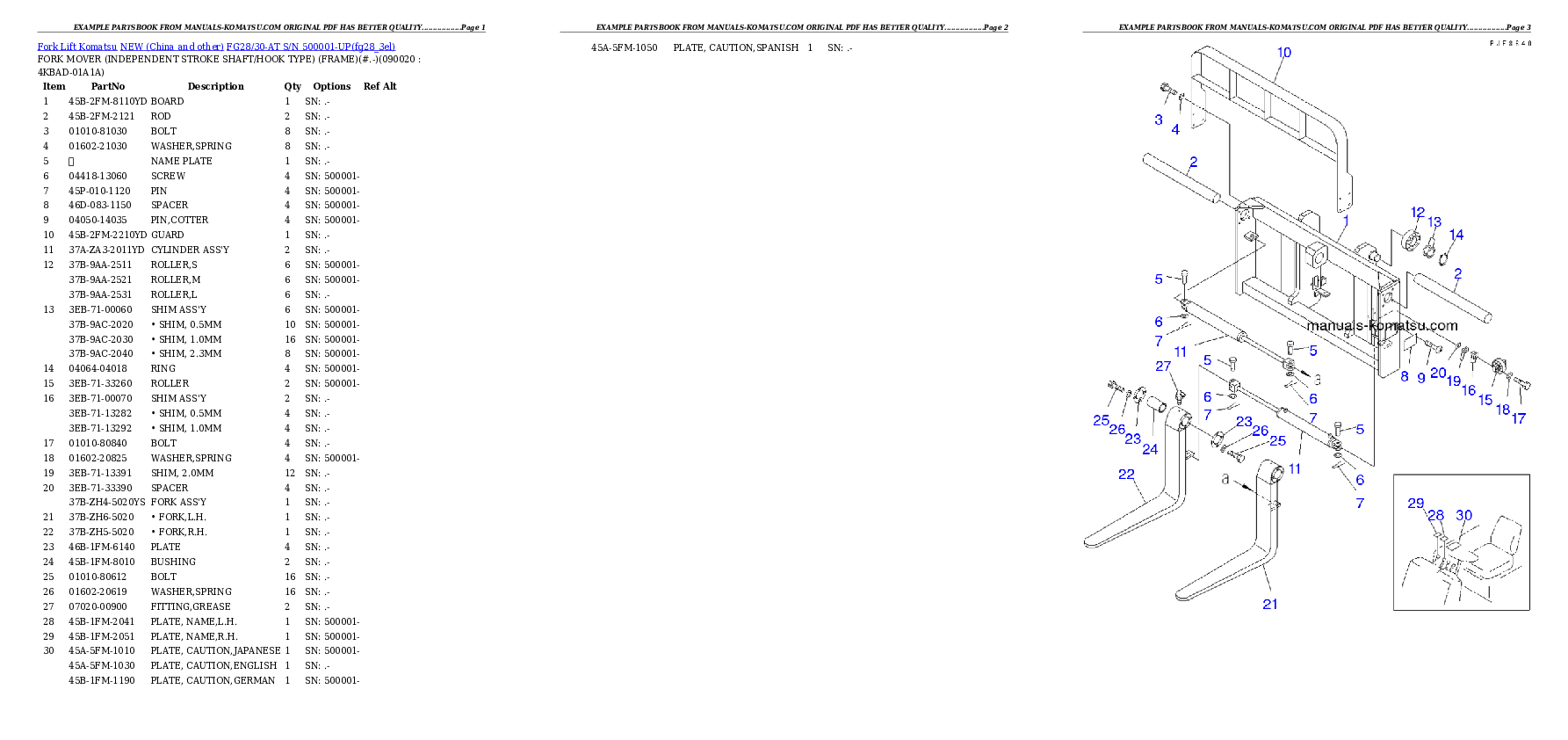 Protected: FG28/30-AT S/N 500001-UP Partsbook