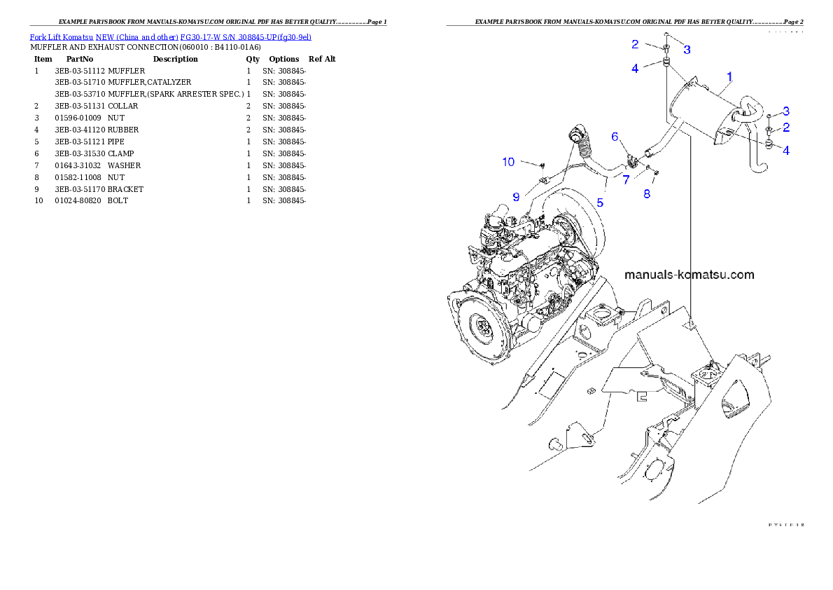 Protected: FG30-17-W S/N 308845-UP Partsbook