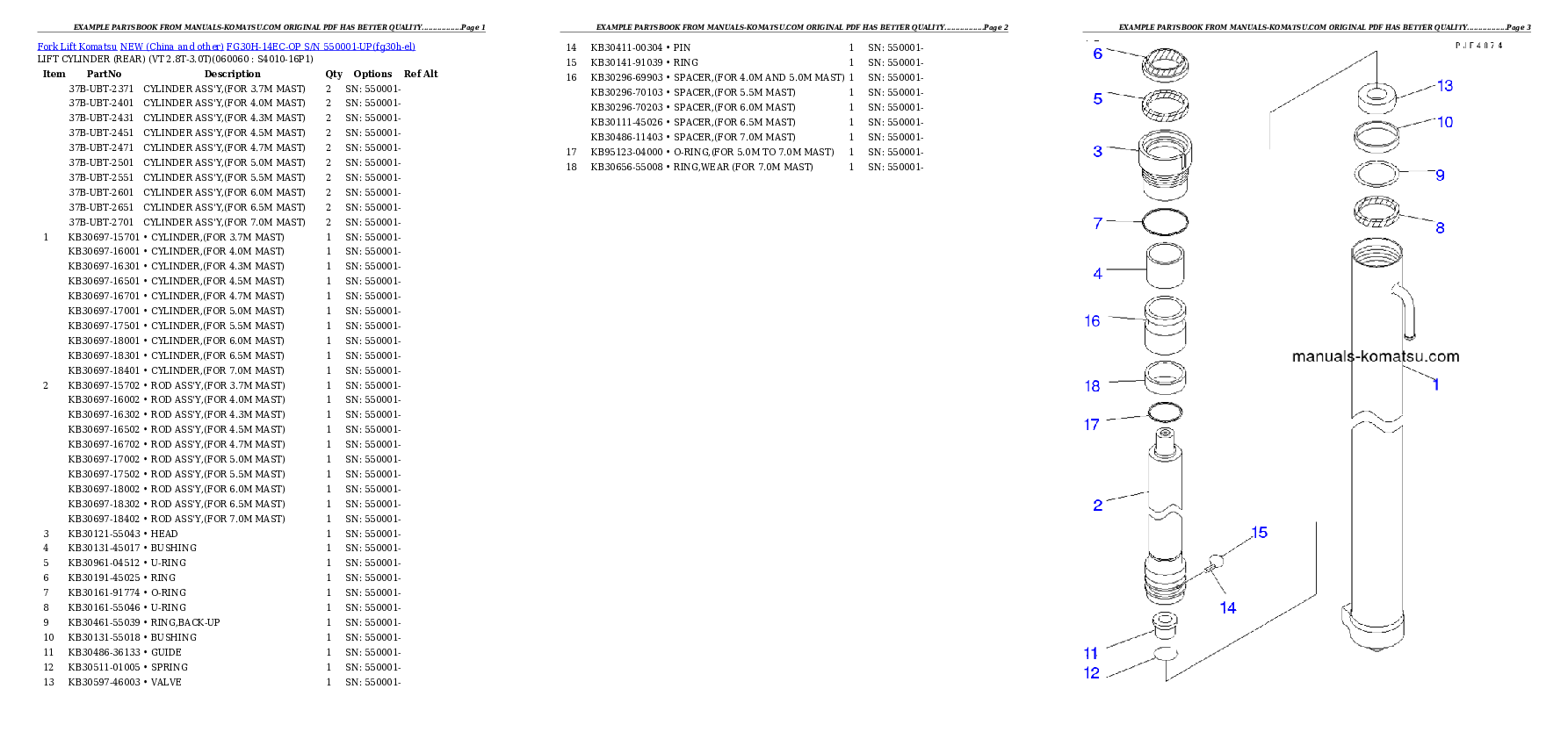 Protected: FG30H-14EC-OP S/N 550001-UP Partsbook