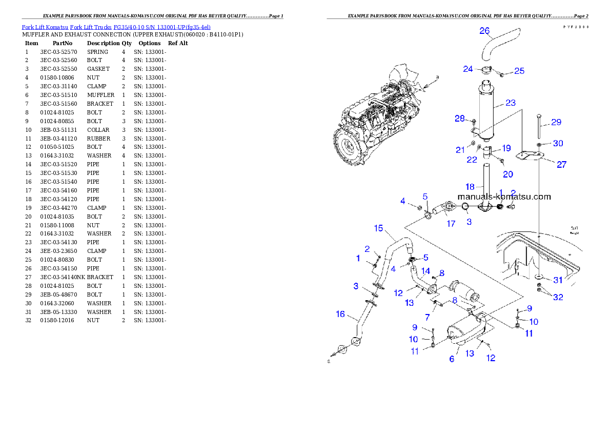 Protected: FG35/40-10 S/N 133001-UP Partsbook