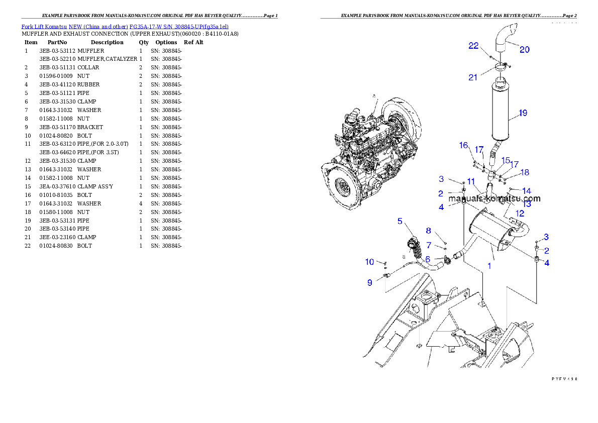 Protected: FG35A-17-W S/N 308845-UP Partsbook