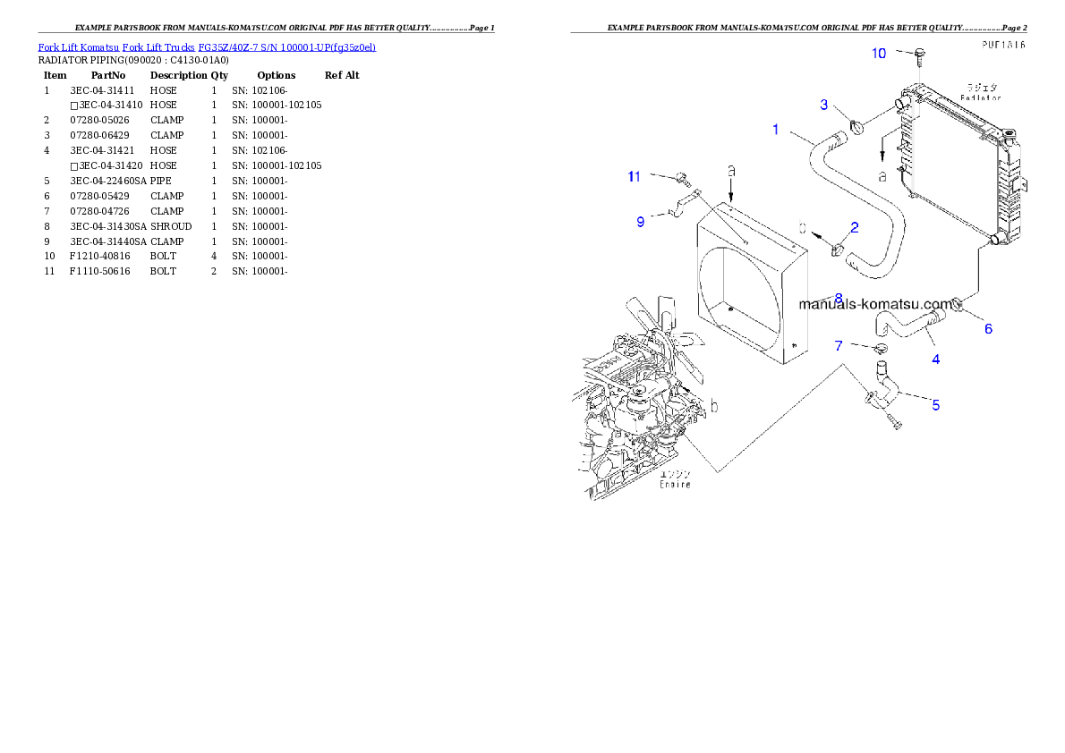 Protected: FG35Z/40Z-7 S/N 100001-UP Partsbook