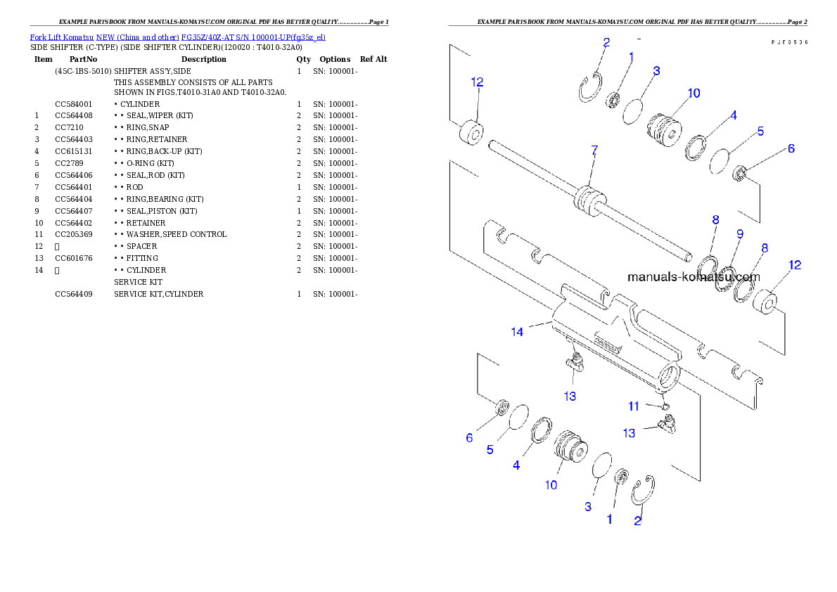 Protected: FG35Z/40Z-AT S/N 100001-UP Partsbook