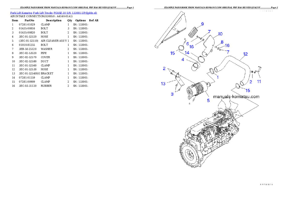 Protected: FG40Z-10 S/N 133001-UP Partsbook