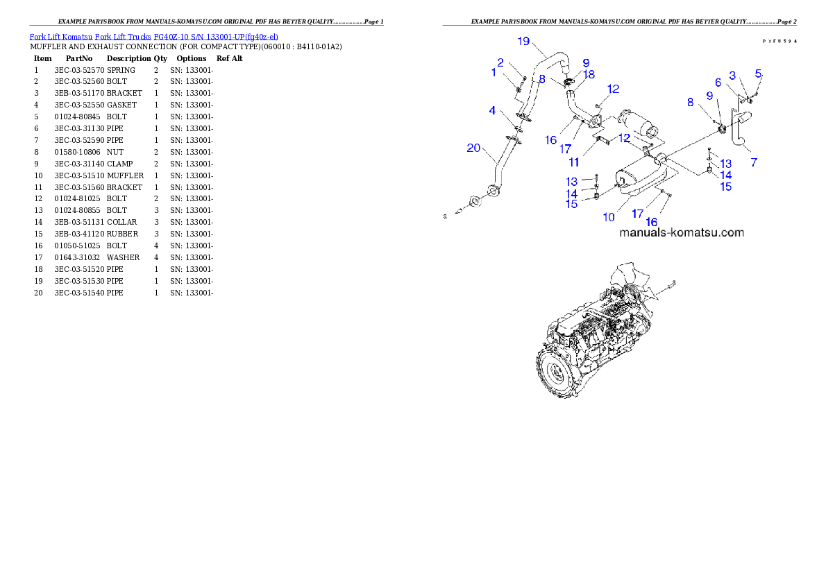 Protected: FG40Z-10 S/N 133001-UP Partsbook
