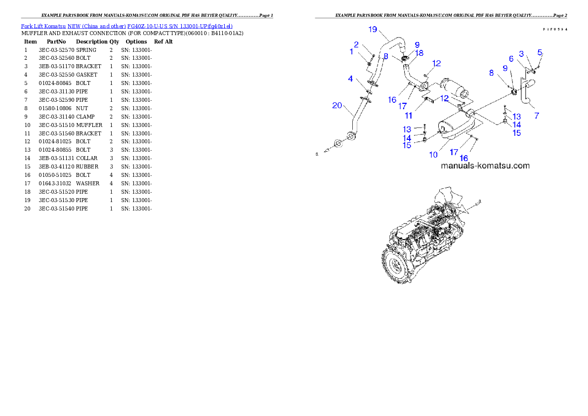 Protected: FG40Z-10-U-US S/N 133001-UP Partsbook
