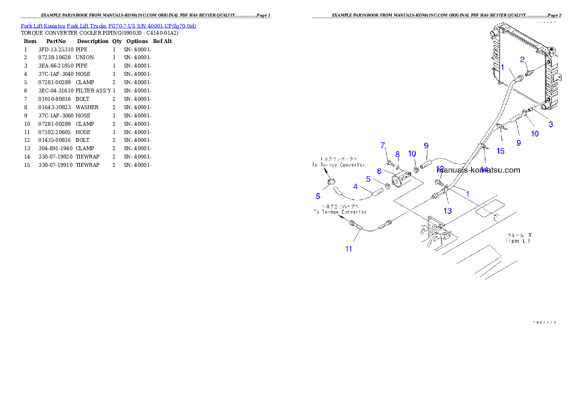 Protected: FG70-7-US S/N 40001-UP Partsbook