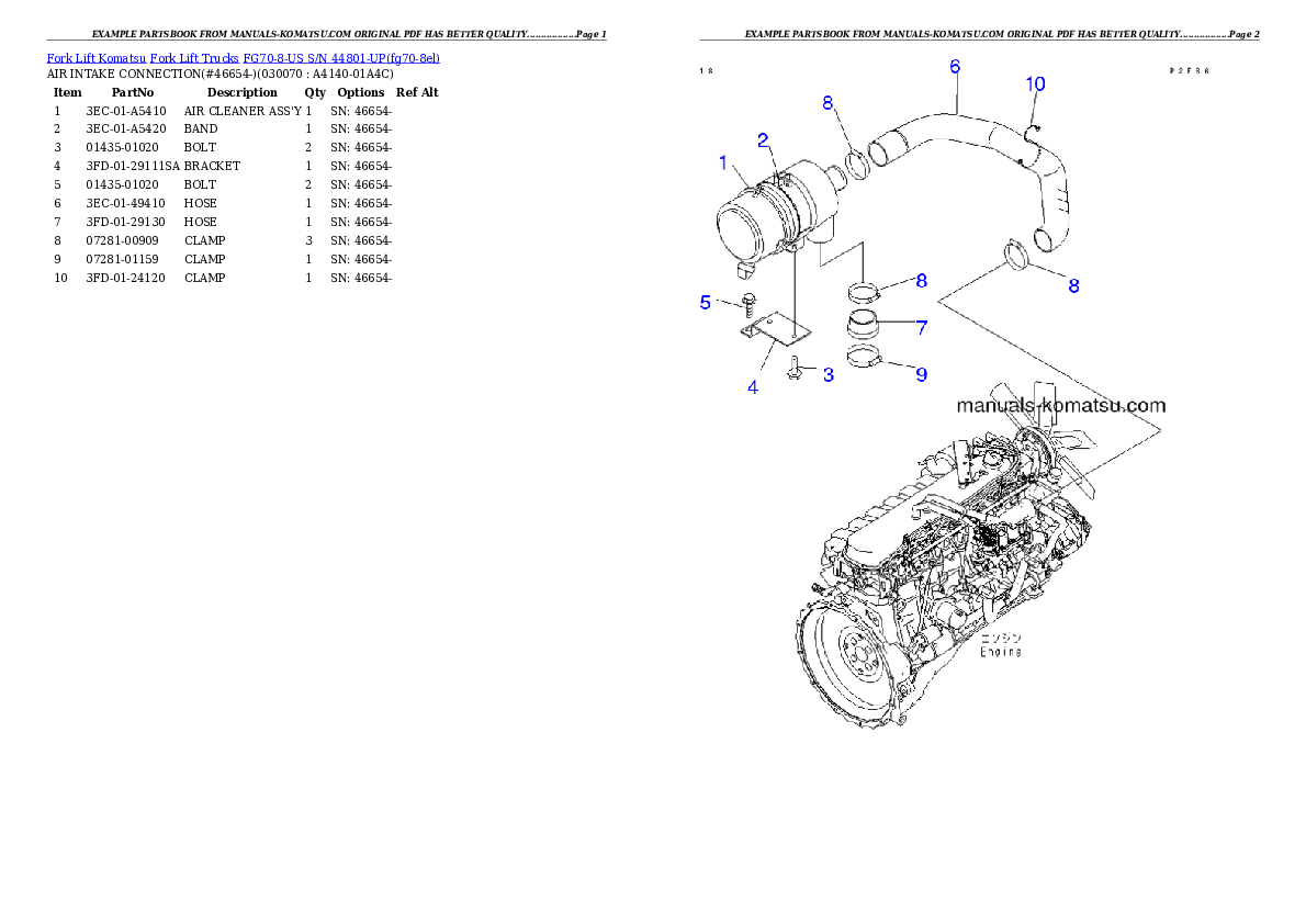 Protected: FG70-8-US S/N 44801-UP Partsbook