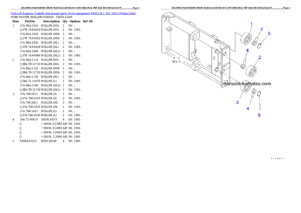 Protected: FMH156-1 S/N 1001-UP Partsbook