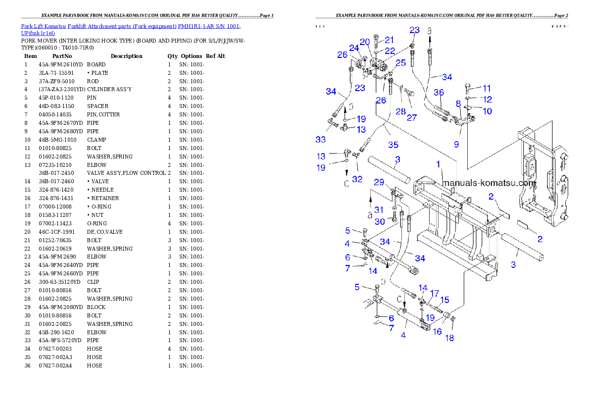 Protected: FMH1R1-1-AR S/N 1001-UP Partsbook