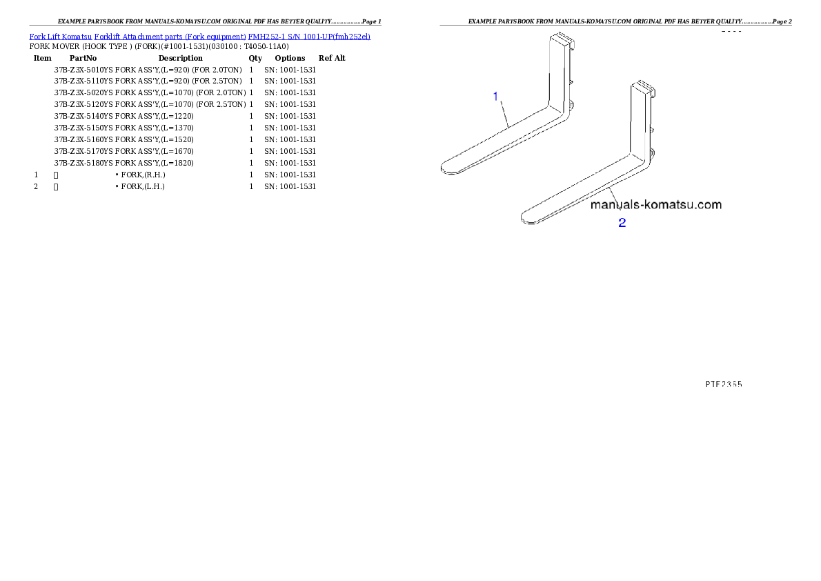 Protected: FMH252-1 S/N 1001-UP Partsbook