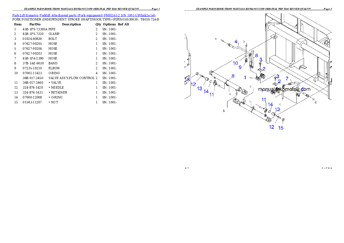 Protected: FMH2A1-2 S/N 1001-UP Partsbook