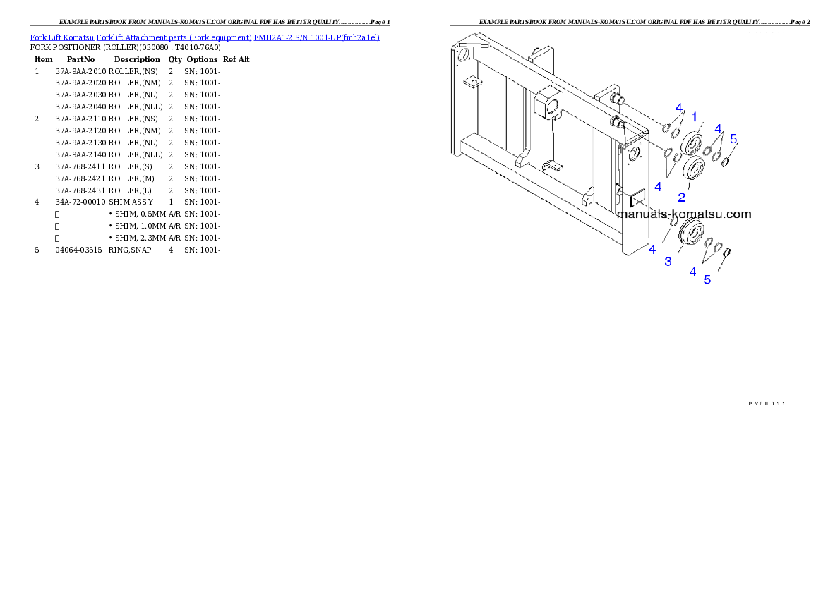 Protected: FMH2A1-2 S/N 1001-UP Partsbook