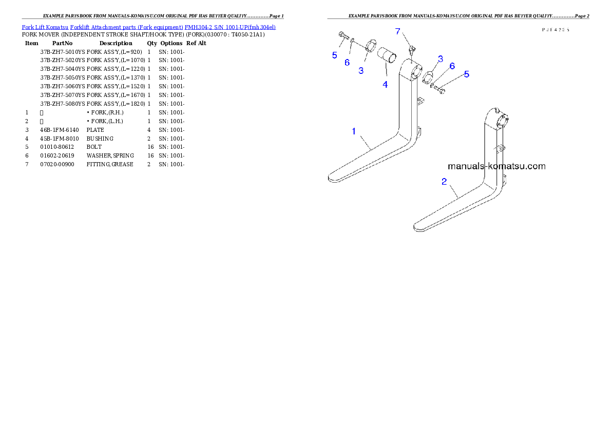 Protected: FMH304-2 S/N 1001-UP Partsbook