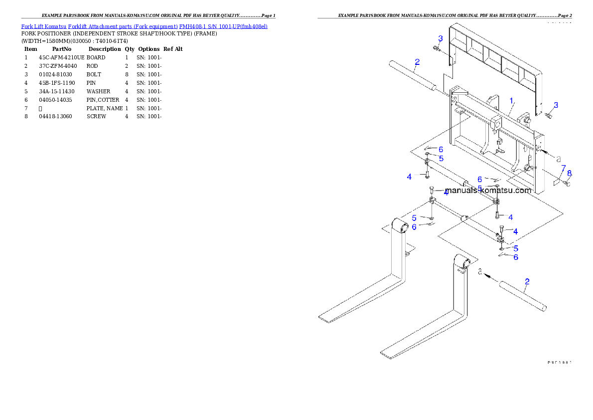Protected: FMH408-1 S/N 1001-UP Partsbook