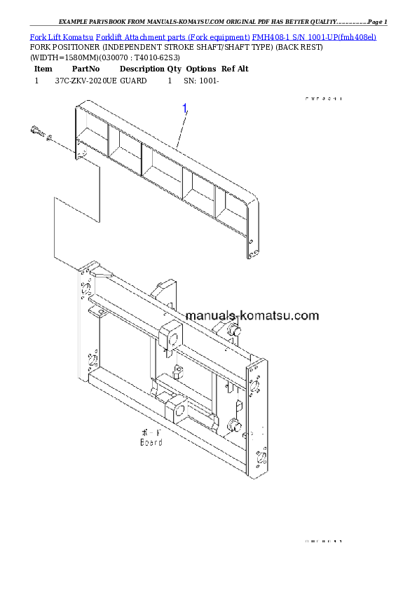 Protected: FMH408-1 S/N 1001-UP Partsbook