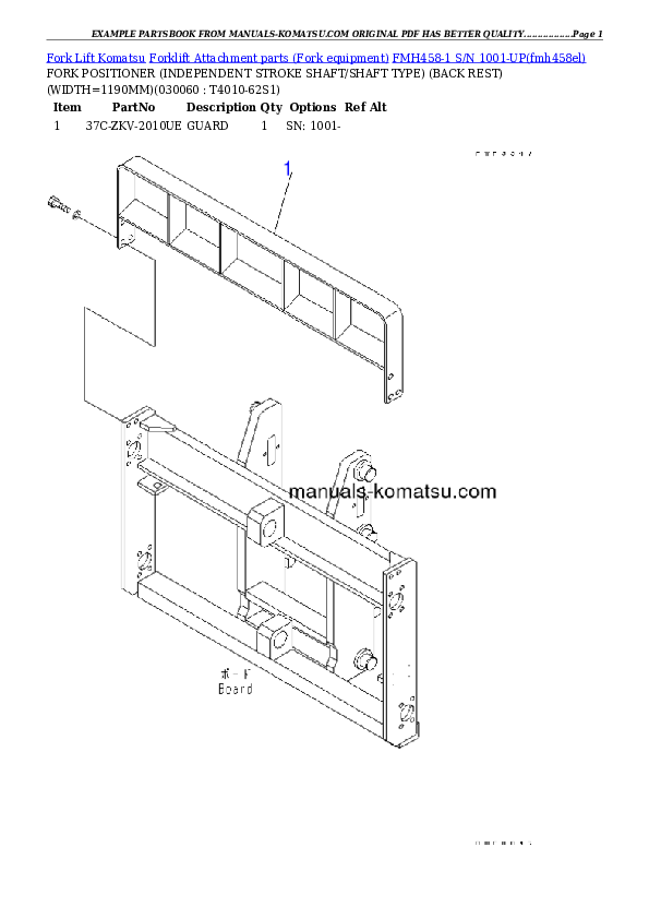 Protected: FMH458-1 S/N 1001-UP Partsbook