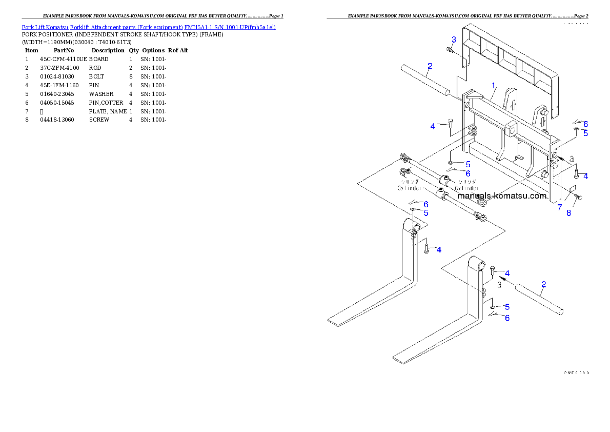 Protected: FMH5A1-1 S/N 1001-UP Partsbook