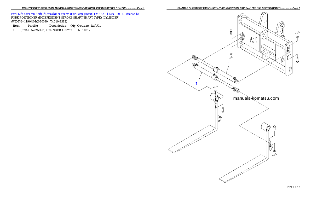 Protected: FMH5A1-1 S/N 1001-UP Partsbook