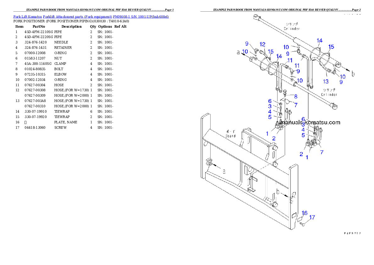Protected: FMH608-1 S/N 1001-UP Partsbook