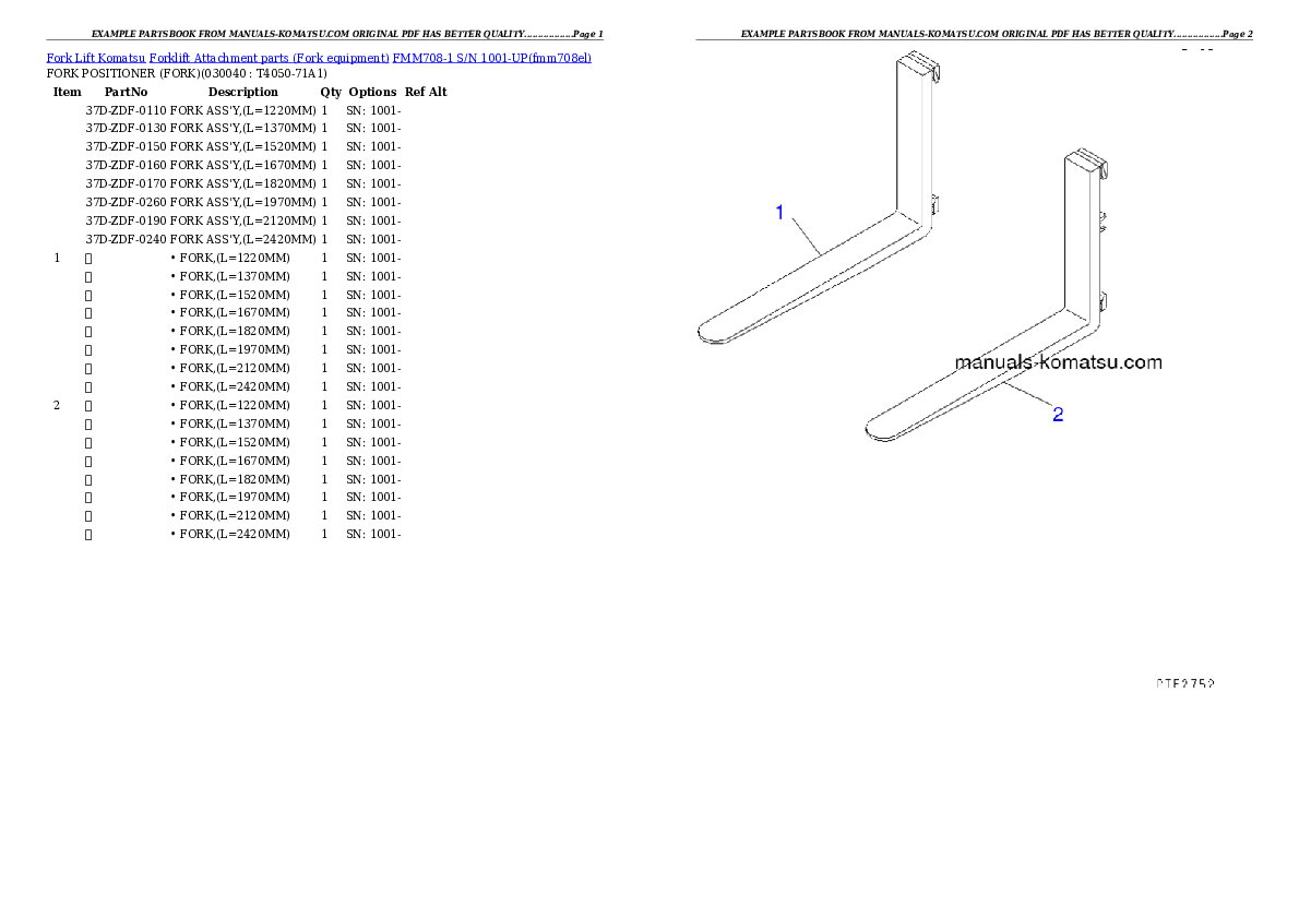 Protected: FMM708-1 S/N 1001-UP Partsbook