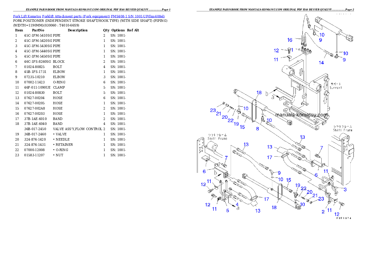 Protected: FMS408-1 S/N 1001-UP Partsbook