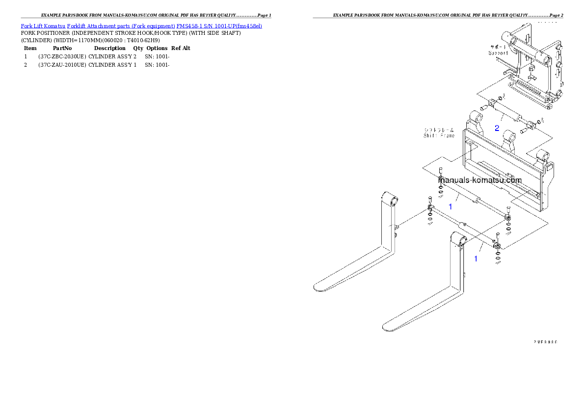 Protected: FMS458-1 S/N 1001-UP Partsbook