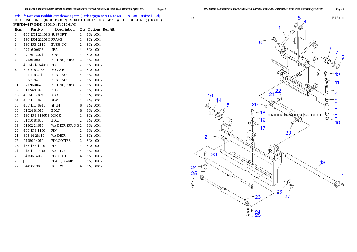 Protected: FMS458-1 S/N 1001-UP Partsbook