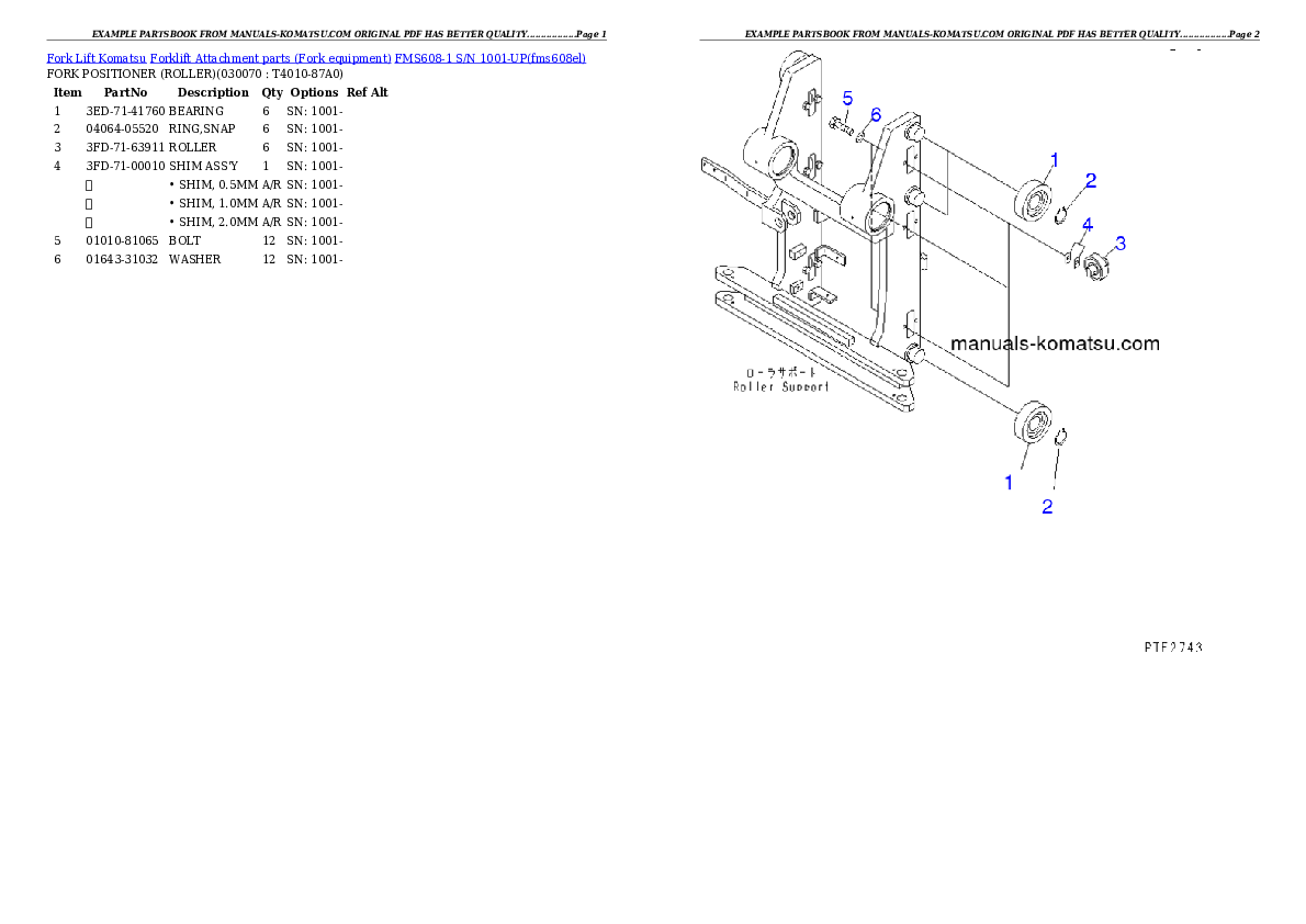 Protected: FMS608-1 S/N 1001-UP Partsbook