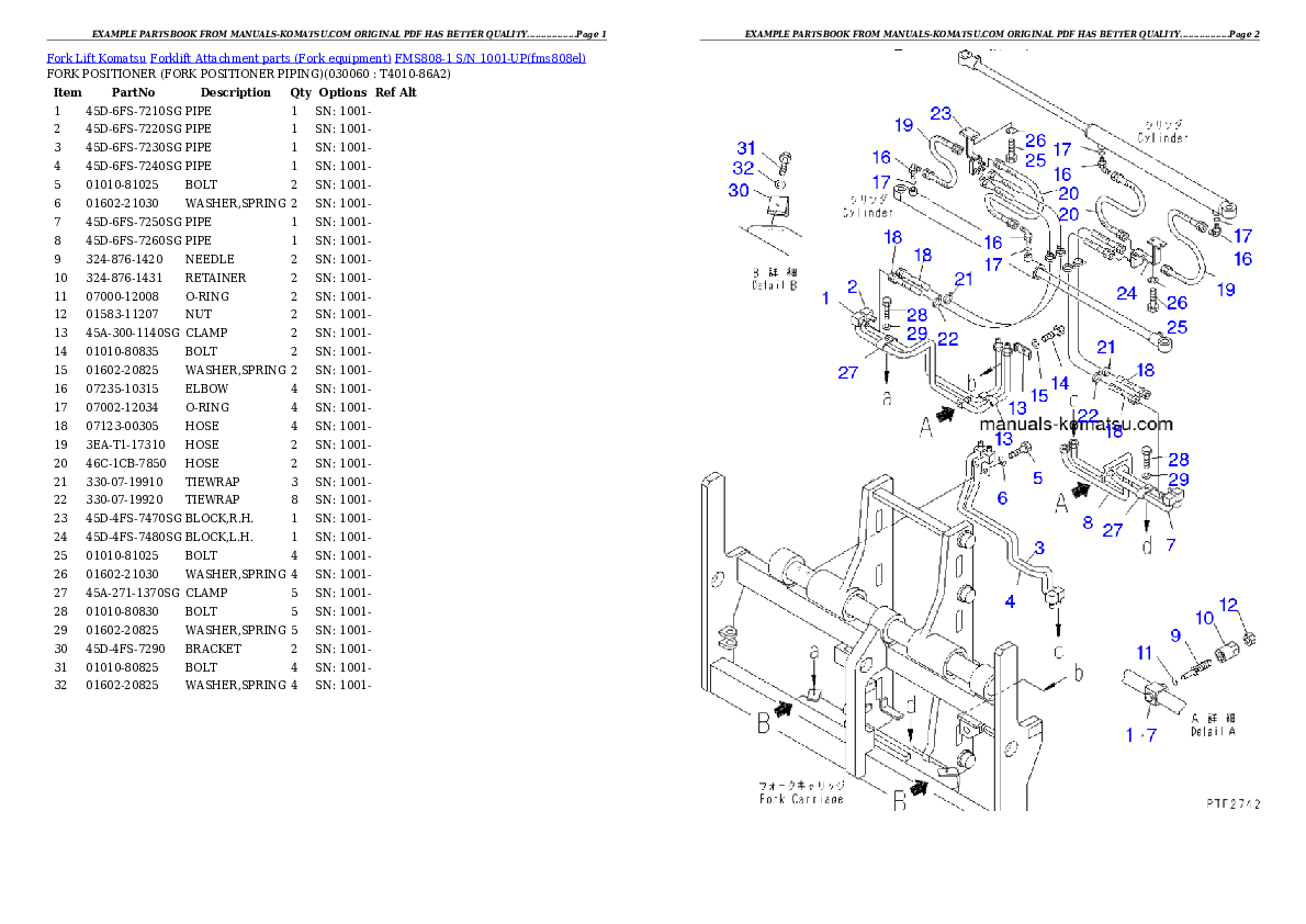 Protected: FMS808-1 S/N 1001-UP Partsbook