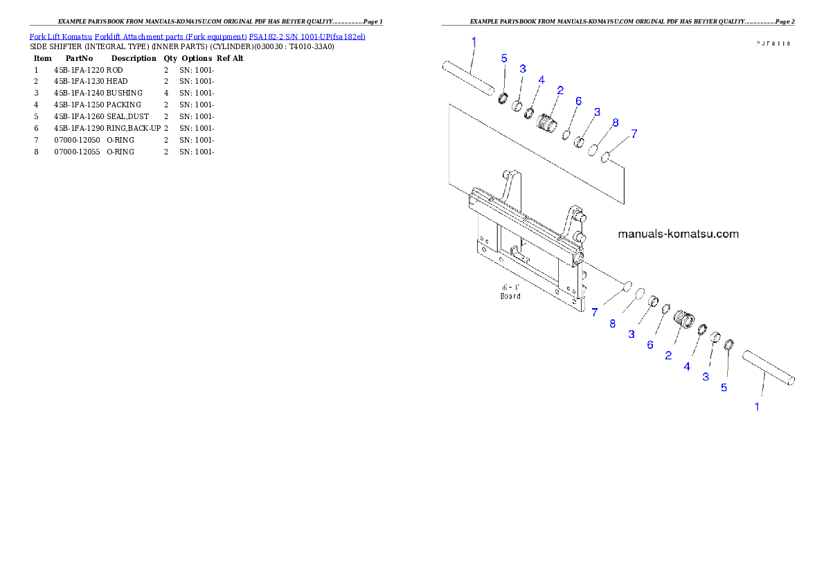 Protected: FSA182-2 S/N 1001-UP Partsbook