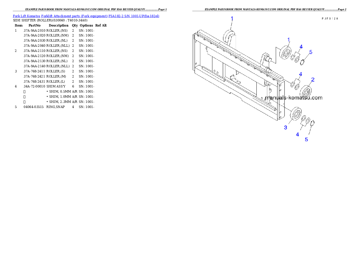 Protected: FSA182-2 S/N 1001-UP Partsbook