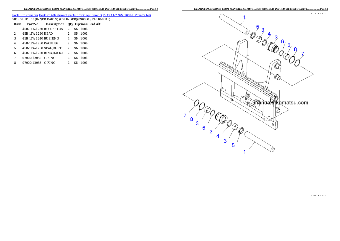 Protected: FSA2A1-2 S/N 1001-UP Partsbook
