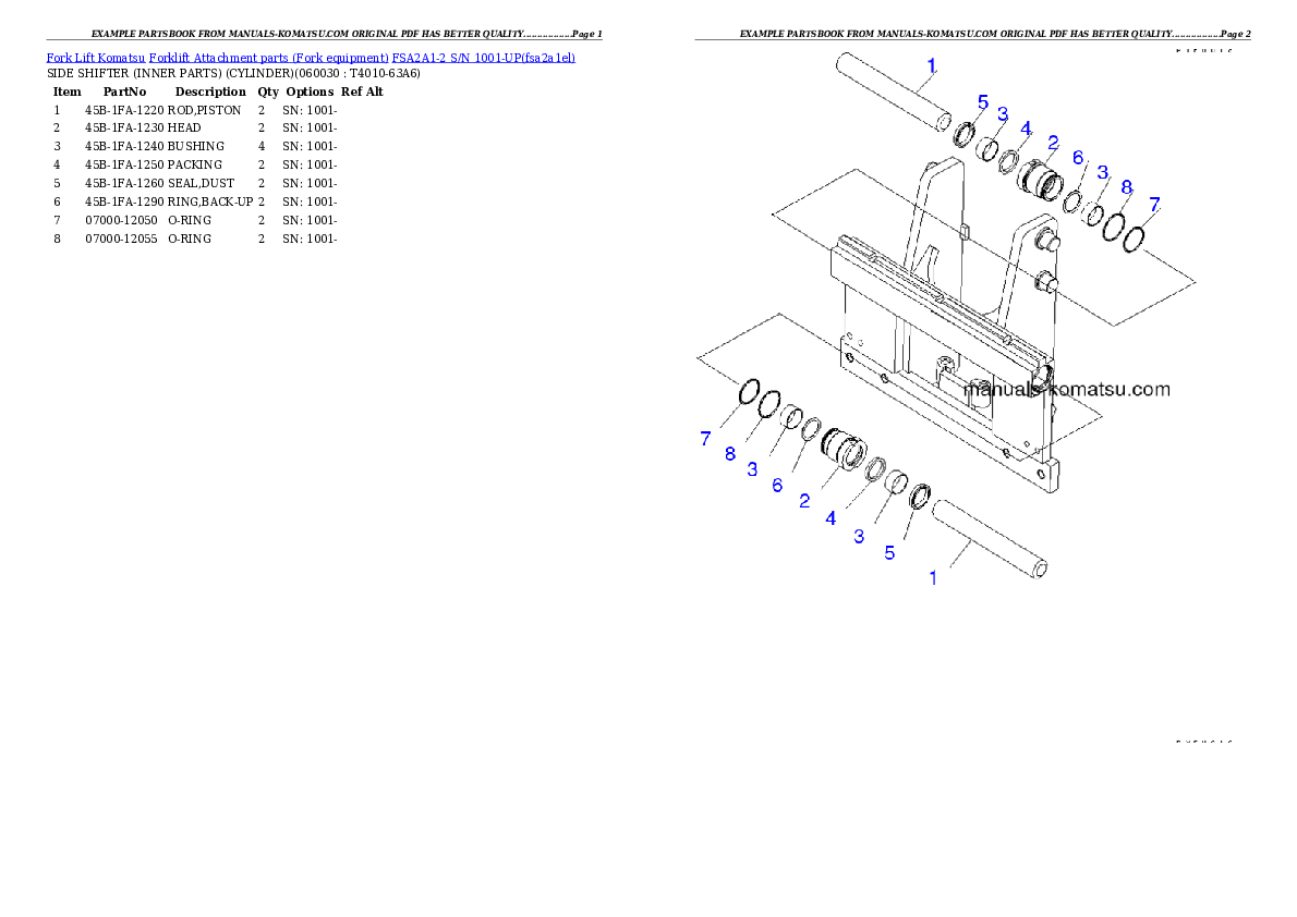 Protected: FSA2A1-2 S/N 1001-UP Partsbook