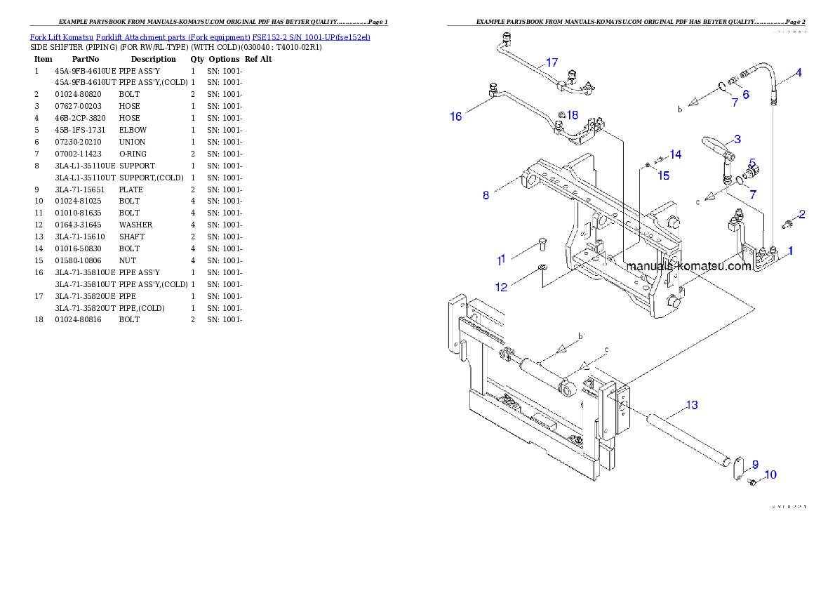 Protected: FSE152-2 S/N 1001-UP Partsbook