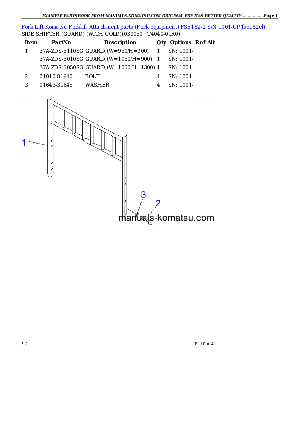 Protected: FSE182-2 S/N 1001-UP Partsbook