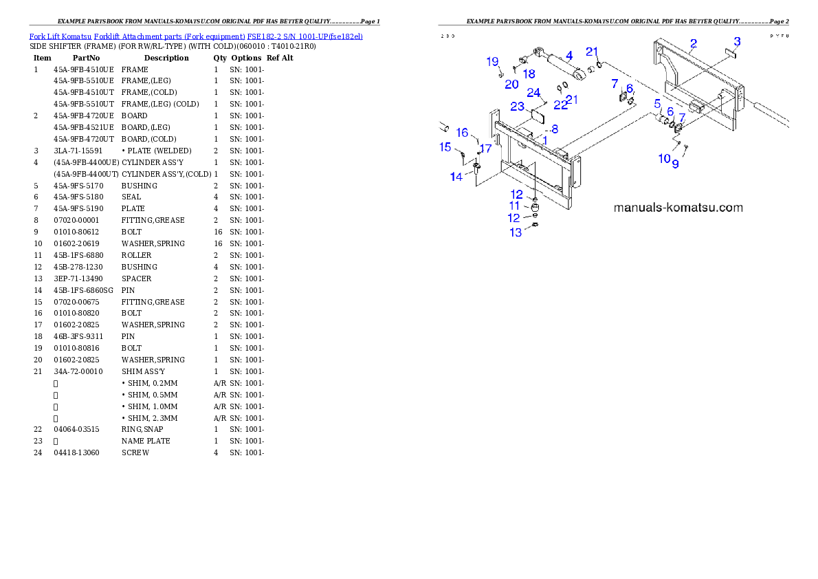 Protected: FSE182-2 S/N 1001-UP Partsbook