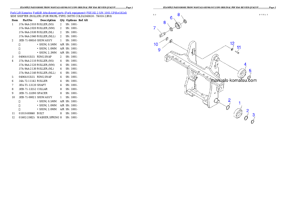 Protected: FSE182-2 S/N 1001-UP Partsbook